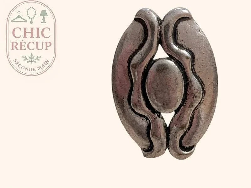 Bague Fantaisie - Ajustable - Argenté - Brhal-67